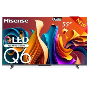 Hisense 55-Inch 4K QLED Smart VIDAA TV - 55Q6Q