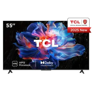 TCL 55” Smart UHD 4K QLED Google TV 55T6C