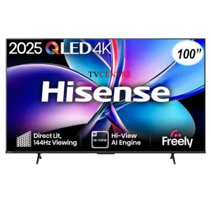 Hisense 100-Inch 4K UHD 144Hz VRR QLED Smart VIDAA TV (2025) - 100Q7QKEN